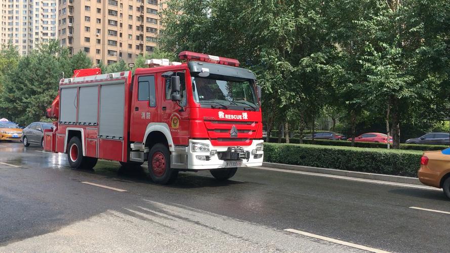 中国消防车出警